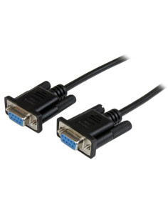 Cable db9 startech 2m hembra - hembra negro