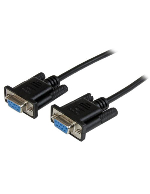 Cable db9 startech 2m hembra - hembra negro