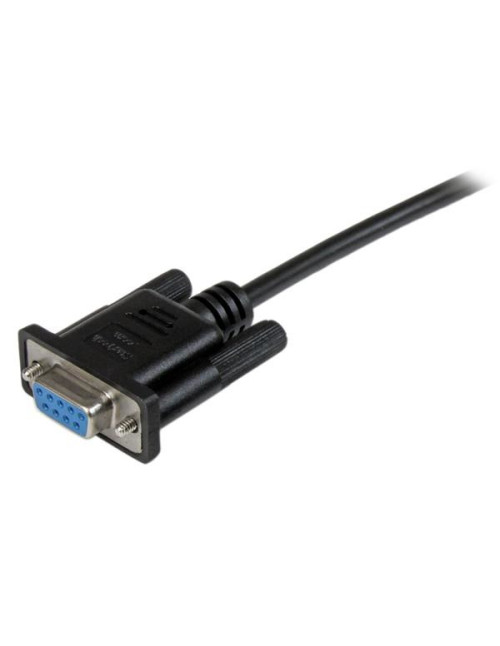 Cable db9 startech 2m hembra - hembra negro
