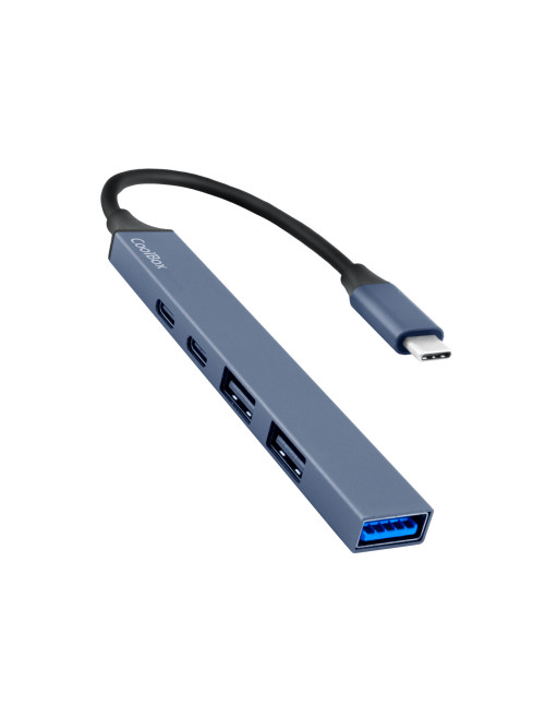 Minidock coolbox 5 aluminio usb - c +