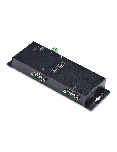 Adaptador rj45 a 2x rs232 db9