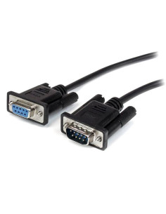 Cable db9 startech 0.5m macho - hembra negro