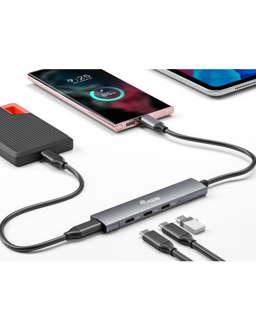 Hub equip usb tipo c 4