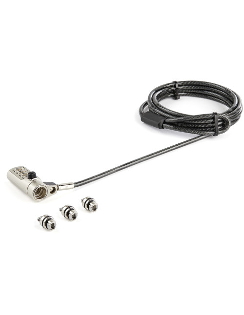 Cable seguridad startech combinacion portatil 2m