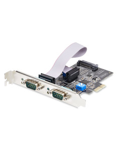 Tarjeta red startech 2s232422485 - pc - card 2x rs232