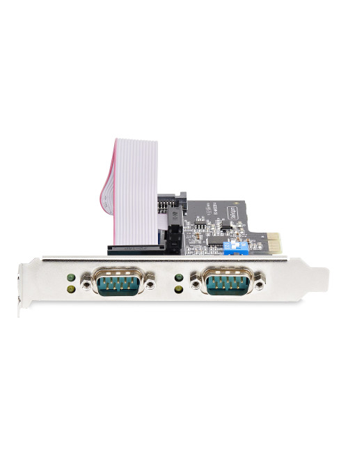 Tarjeta red startech 2s232422485 - pc - card 2x rs232