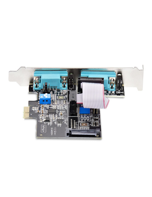 Tarjeta red startech 2s232422485 - pc - card 2x rs232