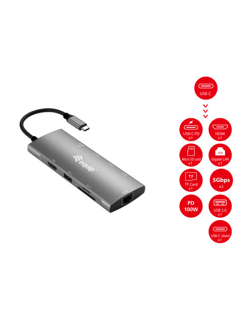 Docking station equip usb tipo c