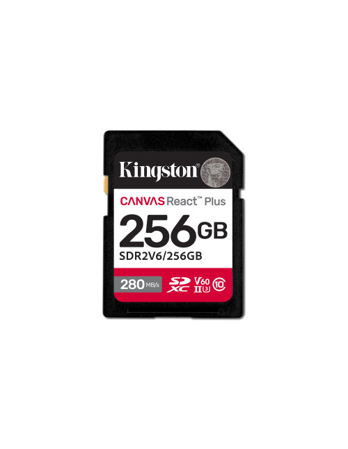 Tarjeta memoria sdxc 256gb kingston canvas