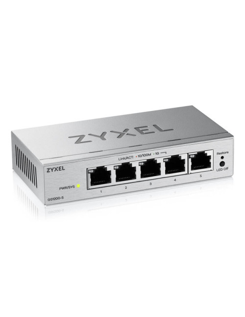 Switch zyxel gs1200 - 5v3 5 puertos