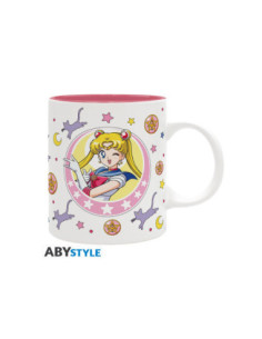 Taza sailor moon luna y patch