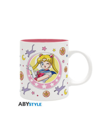 Taza sailor moon luna y patch
