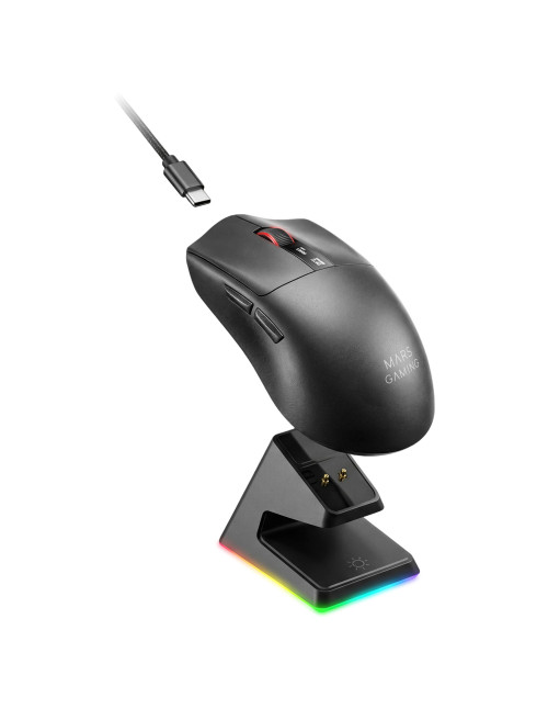 Raton inalambrico mars gaming mmw - elite negro