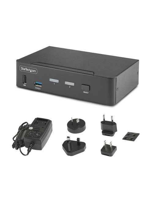 Switch kvm startech d86a2 - 2 - port - 8k - kvm