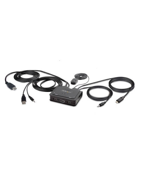 Switch kvm startech c2 - h46 - uac - cbl - kvm