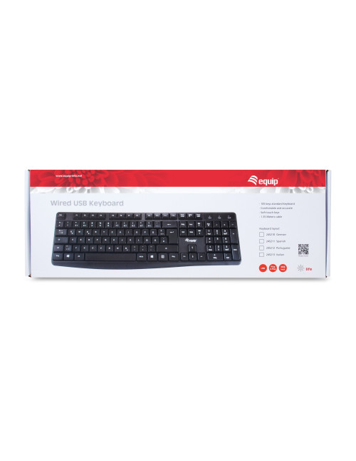 Teclado usb equip life 105 teclas
