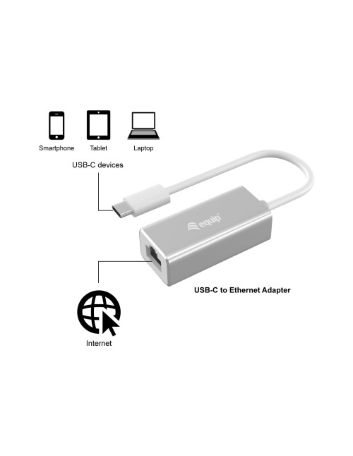 Adaptador equip usb tipo c a