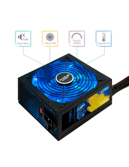 Fuente alimentacion tooq tqxgeii - 700sap 700w 80+