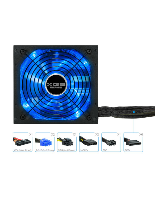 Fuente alimentacion tooq tqxgeii - 700sap 700w 80+