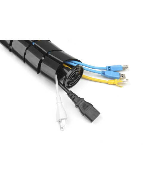 Organizador cables escritorio equip doble canal