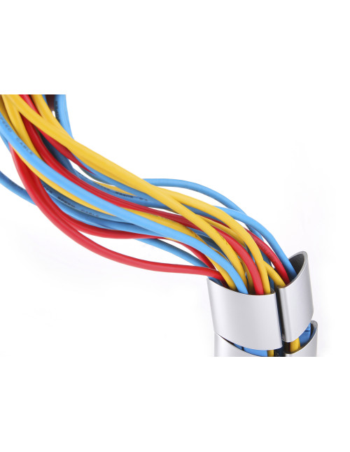 Organizador cables escritorio equip doble canal