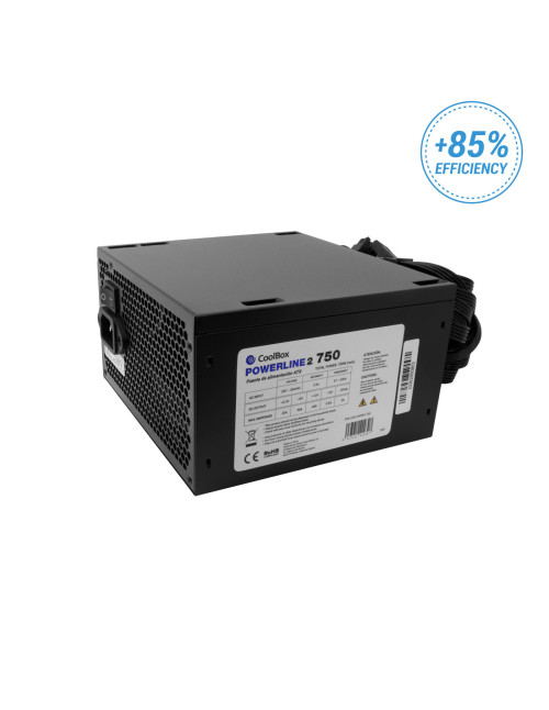 Fuente alimentacion coolbox powerline2 black - 750 atx