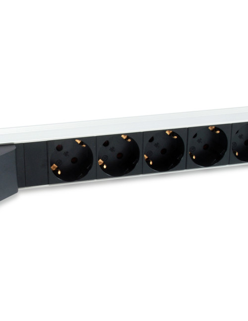 Regleta equip rack 19 pulgadas 1u 6