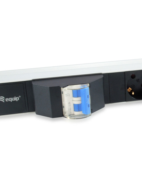 Regleta equip rack 19 pulgadas 1u 6