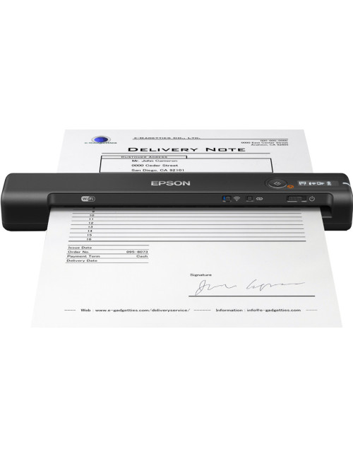 Escaner portatil epson workforce es - 60w a4