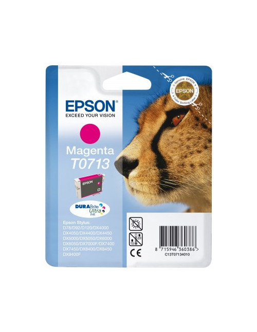 Cartucho tinta epson c13t07134012 magenta 7ml