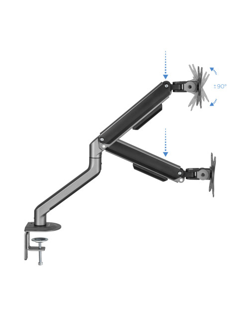 Soporte mesa tv tooq 17 - 32 pulgadas gris