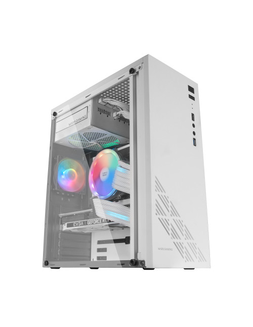 Caja ordenador mars gaming mc100w blanco