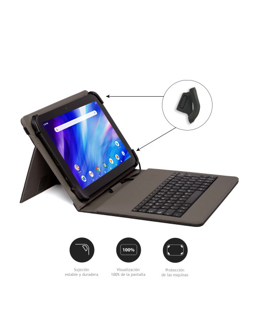 Funda con teclado nilox tablet 10.5 pulgadas