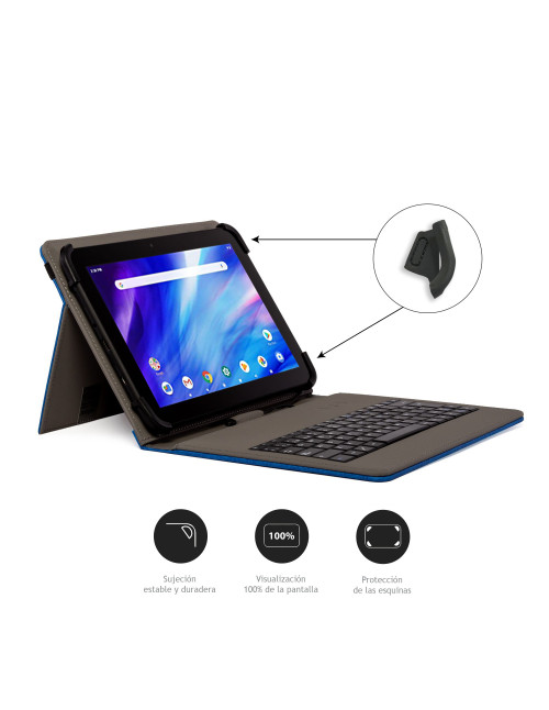 Funda con teclado nilox tablet 10.5 pulgadas