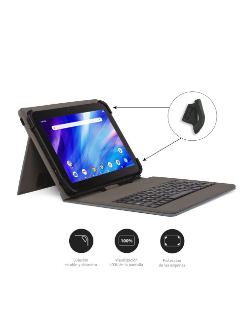 Funda con teclado nilox tablet 10.5 pulgadas
