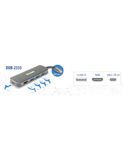 Docking station d - link dub - 2333 usb tipo