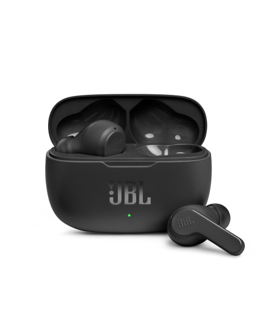 Auriculares inalambricos jbl wave 200 black