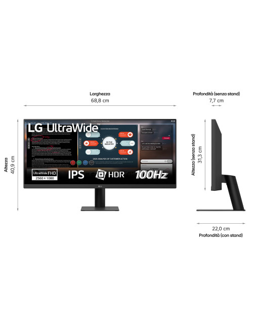 Monitor lg 29u511a - b 29 pulgadas uwfhd 100hz