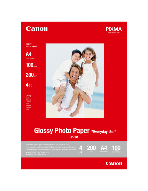 Papel canon gp - 501 foto satinado a4