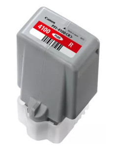 Cartucho canon pfi - 4100r rojo