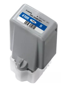 Cartucho canon pfi - 4100b azul