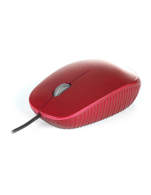 Raton con cable ngs flamered optico