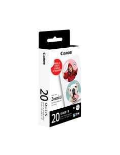 Papel fotografico canon zinkpaper zp2030 - 2c - 20 pegatinas