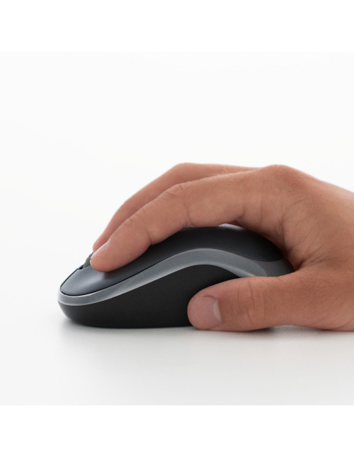 Mouse logitech wireless m185 optico azul