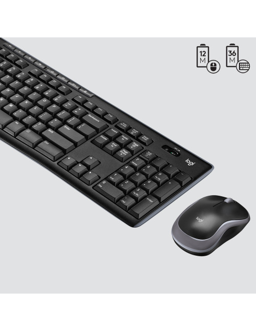 Teclado + mouse logitech mk270 wireless