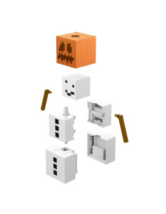 Figura mattel minecraft golem nieve accesorios