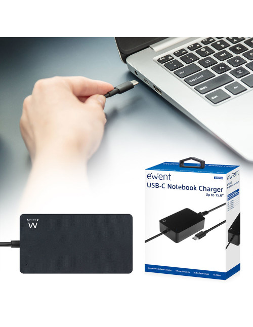 Cargador usb ewent portatil usb tipo
