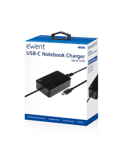 Cargador usb ewent portatil usb tipo