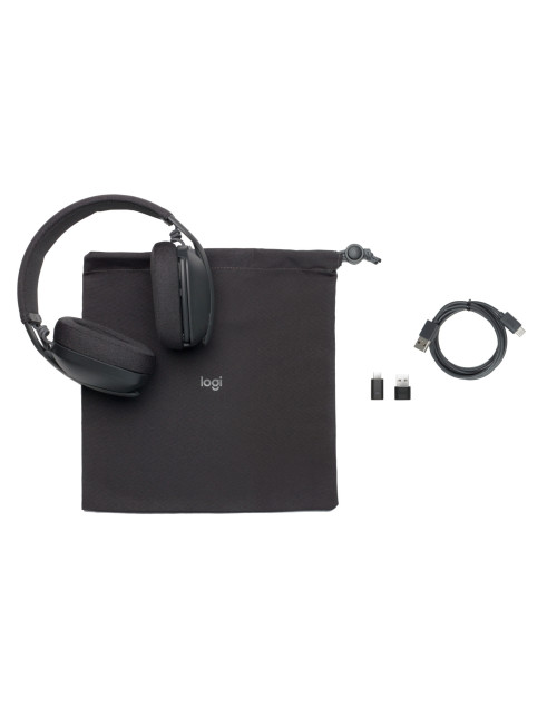 Auricular logitech zone vibe inalambrico negro