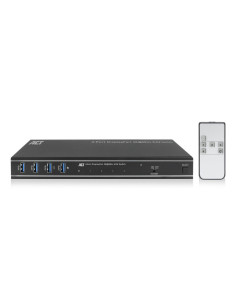Conmutador kvm displayport 4k 4 puertos